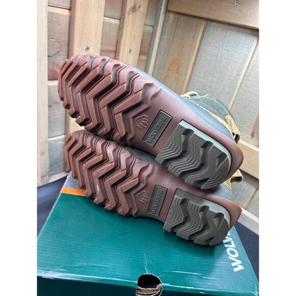 Wolverine Womens Torrent Waterproof Olive Duck Boots Size 9 M - Picture 10 of 10